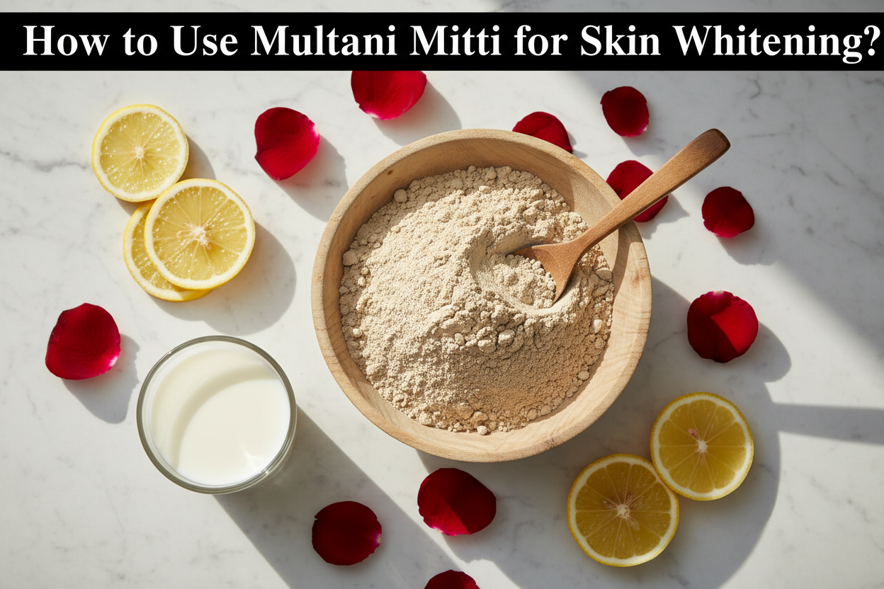 How to Use Multani Mitti for Skin Whitening?